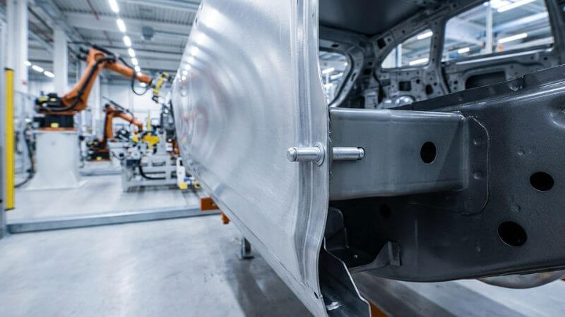 Proceso de instalación de remache ciego tipo POP con remachadora neumática en chapa metálica desde un solo lado