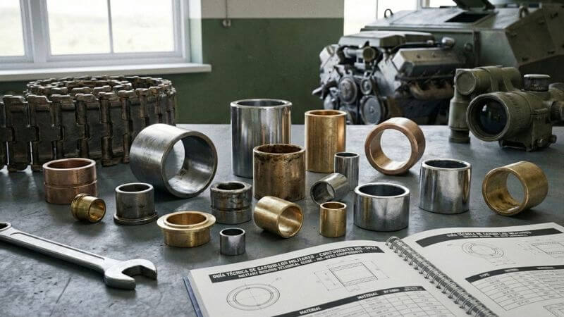 fabricacion de casquillos metalicos para el sector de defensa