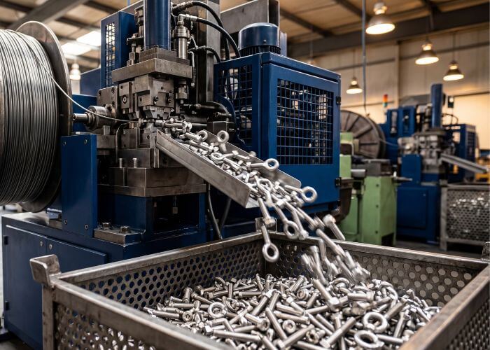 estampacion en frio de tornilleria para el sector nautico