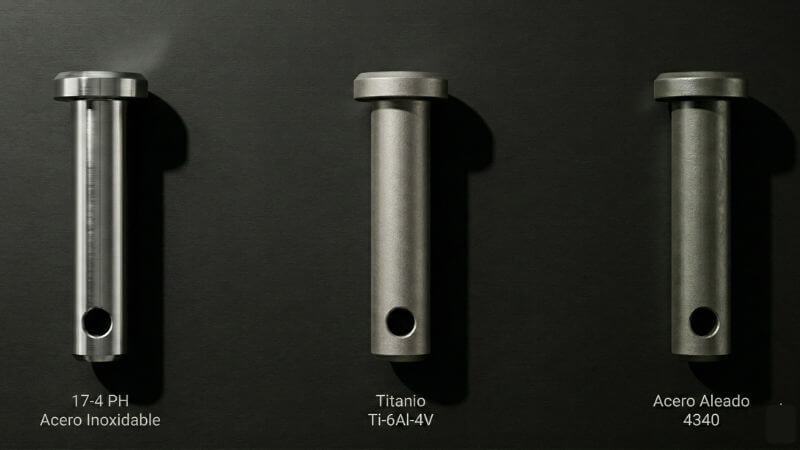 materiales implementados en los pasadores aeronauticos