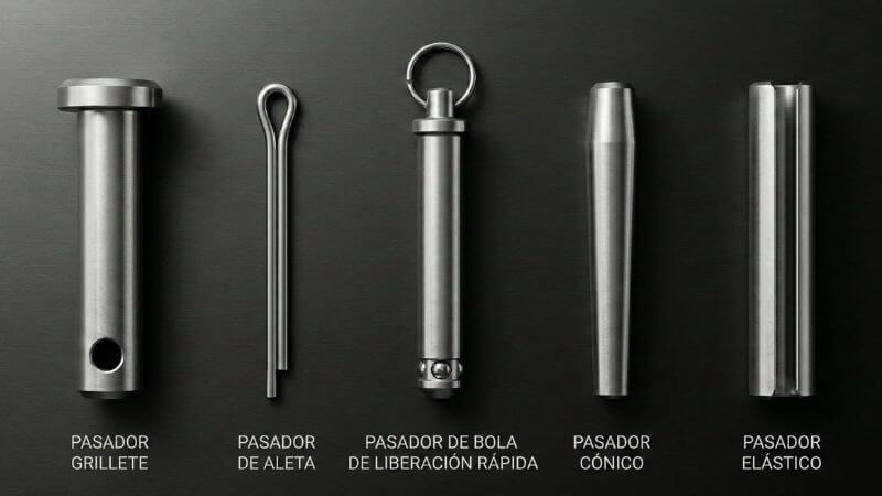 tipos de pasadores para la industria aeronautica