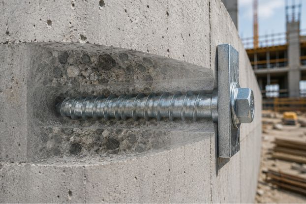 tornillo para hormigon cemento